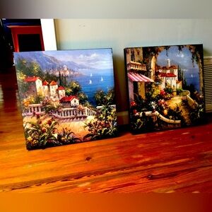 Mediterranean style canvas prints